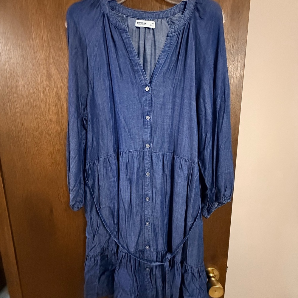 Kohl's Denim Blue Mini Dress